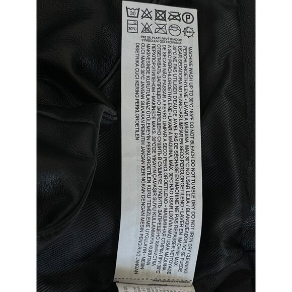 Black Faux Wrap Mini Skirt by Mango - Chic Women’s Outfit Essential Medium - Picture 7 of 8